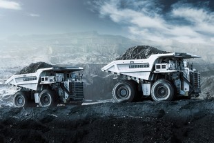 Camiones en minería a cielo abierto, para el transporte del material
