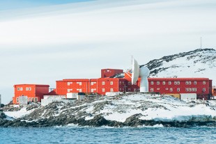 The polar research station GARS O’Higgins in Antarctica.