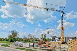 Liebherr zeigt den Schnelleinsatzkran 53 K auf der NordBau 2014 erstmals auf einer Messe in Deutschland