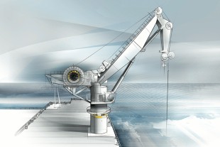 Komponenten für Offshore-Krane und Offshore-Winden stehen auf dem Messestand von Liebherr-Components auf der SMM im Mittelpunkt.