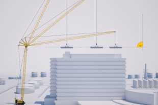 With the “horizontal load path” loads can be moved to positions with restricted view