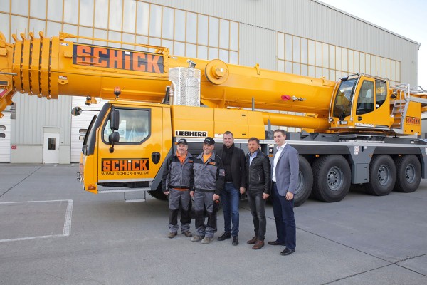 satisfied with liebherr cranes for 40 years anton schick buys new ltm 1160 5 2 mobile crane liebherr