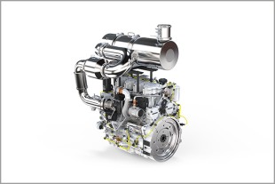 El motor de 6 cilindros en línea de Liebherr con sistema de tratamiento de los gases de escape filtro SCR