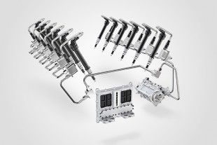 The injectors of the new generation of common rail systems from Liebherr are also suitable for high performance engines owing to their large flow rate range between 600 and 2,200 ml/ 30s.