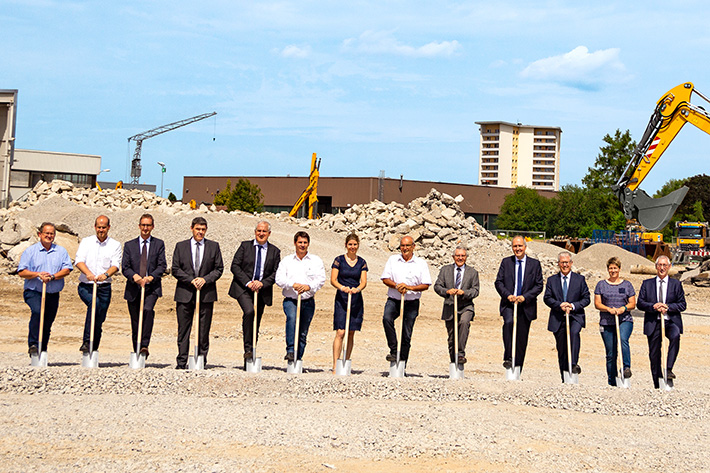 Construction of new logistics centre in Kirchdorf