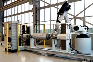 Innovative winding process by robotized production of carbon fibre reinforced plastic (CRP) products.