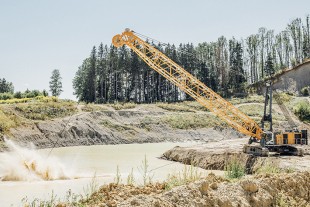 First assignment of the HS 8200 in southern Germany.