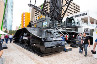 SKY Crane and Rigging has taken delivery of the LR 1800 crawler crane on exhibit at Liebherr’s Conexpo 2020 stand in Las Vegas.