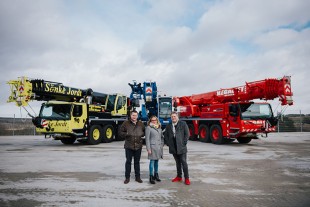 From left to right: Tim Jordt (Sönke Jordt), Nina Schwarze (Schwarze ASC), Bernd Preusse (Megalift).