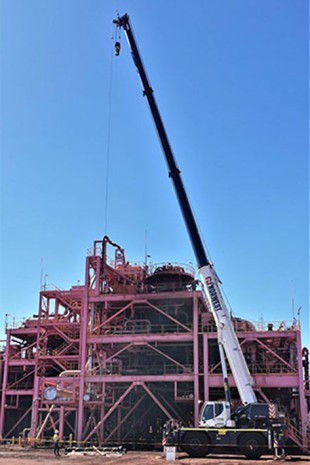 Norwest Crane Hire ordered the first Liebherr LRT 1100-2.1 rough-terrain crane for Australia.