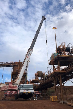 A new Liebherr LTM 1300-6.2 is in use for Norwest Crane Hire.