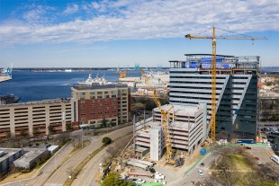 View of the new CHKD Mental Healthcare facility jobsite scheduled to open in 2022