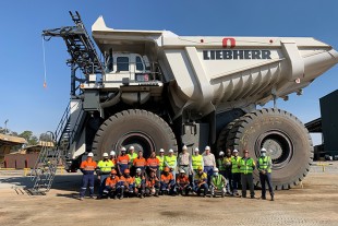 Mark of success of the Liebherr-FQM partnership: Liebherr truck including OHT Assistance Systems delivered to FQM’s Sentinel Mine in Zambia.