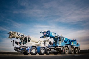 The first LTC compact cranes with rope pull technology are delivered.