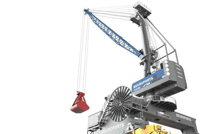 Euroports Invests In Emission free LPS 420 E Liebherr