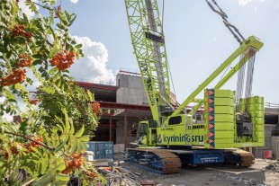 The green alternative: the first battery-powered crawler crane.