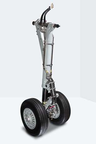A Liebherr produced A220 landing gear - © Liebherr
