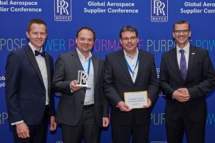 Liebherr was honored during the 2022 Rolls-Royce Global Aerospace Supplier Conference