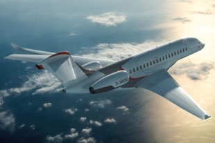 The Falcon 10X is powered by two Rolls-Royce Pearl 10X engines with Liebherr components. - © Dassault Aviation
