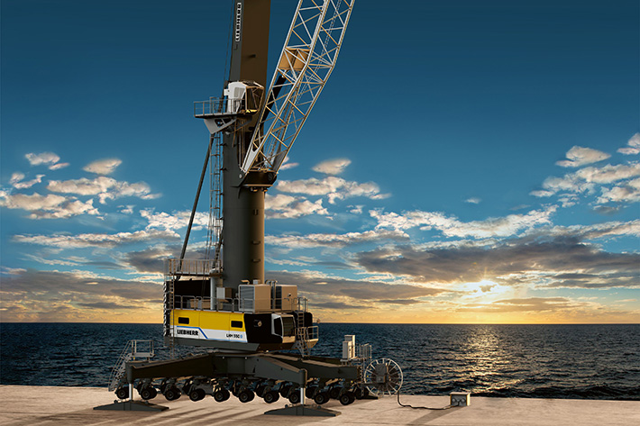 The new Liebherr mobile harbour crane