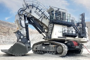 L’enrouleur de câble Liebherr peut être utilisé pour les pelles électriques R 9150 à R 9800.
