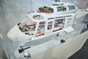 A good visualization at Heli-Expo 2023: This helicopter model explains Liebherr’s systems integration capabilities.
