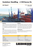 job report container handling lhm 400 500 lirquen