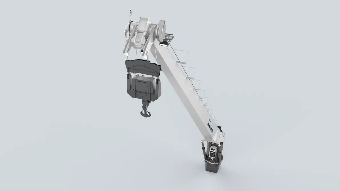 Cylinder luffing ship cranes LSC series Liebherr